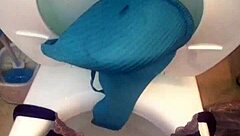 Bold step sister with 40dd bras and panties gets intense cumshot in bold action.