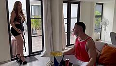 My gf got home early ready to fuck with big cock