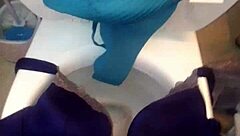 Bold step sister with 40dd bras and panties gets intense cumshot in bold action.