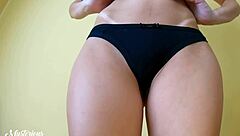 My intimate video changing underwear, showcasing my Brazilian booty