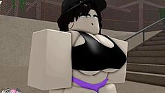 Emo Girl Flashes Tits in Skatepark Then Rides