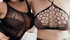 why are these phat ass brunette bombshells getting fucked and deepthroated by thick cock in a threesome