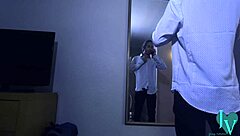 Blonde with long hair and tattoo loves from afar