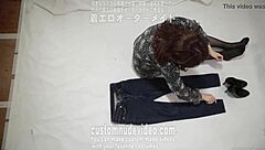 Amateur Striptease Fetish with Underwear and Clothes Ripped