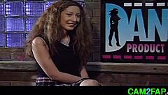 Teen Brunette's Passionate Titty Fuck and Hard Fucking