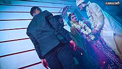 First, gangbang of an Indian wife with four husbands