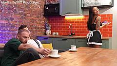 Monika Fox served a punishment for poor cooking