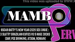 oscar batty's new year orgy with brazilian beauties