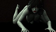 Demon futa and friends get wild in steamy bath! 😈