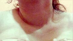 The hot Mexican milf shows her huge tits