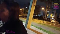 Brazilian Babe Sucks Big Cock