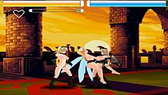 Play a taste of fairy wars and enjoy the hentai battle action