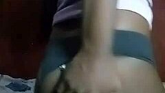Horny kenyan crossdresser stripping and fingering gaping asshole