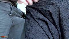 A pretty young Spanish girl, Kat, was fucked in her ass by a huge dick