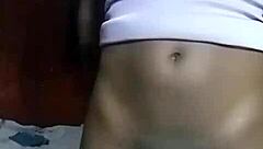 Horny kenyan crossdresser stripping and fingering gaping asshole