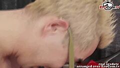 british skinny brunette teen trying porn for the first time 😍 cute petite babe in leggings