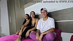 What Happens When A Third Girl Joins Two Novices In Bed?