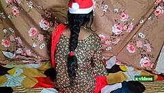 Christmas special XXXX first timer gets fucked passionately