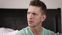 Stepsister surprises brother with sexy lingerie and more