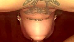 I gived deep throath and swallod the cum in my mouth