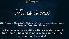 You are mine - french audio JOI femdom, a thrilling count-down