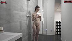 having fun with my gorgeous stepsister - dollscult tight pussy big natural tits bathing pussy cute not sister petite 18+ babe beautiful cunilingus