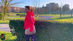 I run in the park and act like a slut with everyone!