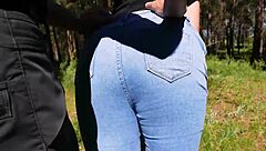 i fuck cristall gloss's big ass outdoor and cumshot on her publicly