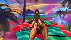 This couple's fantasy voyeur experience is a bubble of pleasure 😍