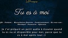 You are mine - french audio JOI femdom, a thrilling count-down
