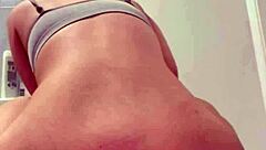 An American guy fucked his hot exchange student girlfriend hard
