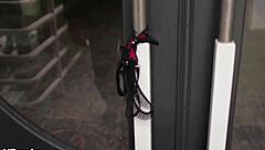 Horny girlfriend lures me into the bathtub for erotic sex, starting with deepthroat blowjob and ending in cowgirl riding