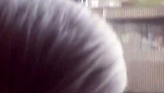 Intensely cumming in public for neighbors to watch at hotel