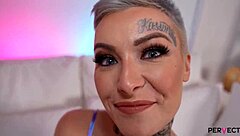 Tabitha Poison gets fucked by two black cocks on Pervect