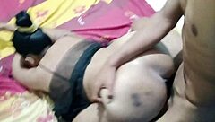 Fucking my friend's sexy wife in bikini, bent over with tits out 😍