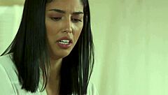 Hot Latina Vanessa Sky Swallows Black Cock?