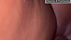 In the bedroom, an amateur latina gets a deep pussy fuck in this homemade full video on sheer red
