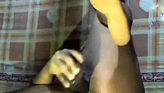 dildo plays in my wet shaved pussy