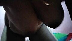 i press home working aunty's huge natural tits