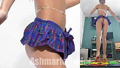 Dance, spin, and shake with no bra and no panties on