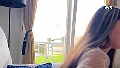 give me your cock now, step sister, to make her ex jealous