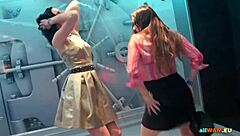 Hot Euro Babes Show Dance Moves