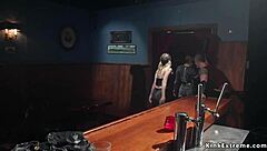 Savana Styles gets her big tits and holes smashed by three lesbians