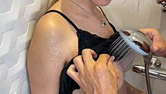 Blonde Babe Performs Double Blowjob and POV Before Pajama Photoshoot