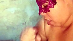 Plump Amateur Milks Fat Cock!