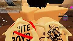 what happens in this roblox porn blacked anal scene?