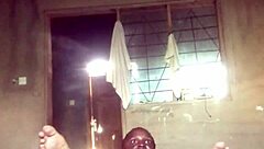 Crazy lover fingers pussy hard until she cums, then licks fingers clean