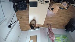 Mandy mynxx performs a recast overhead blowjob scene