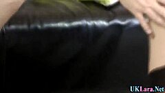 Mouth Cummed Brit RIDES Monster Cock!