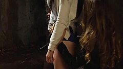 Submissive Lesbian Orgasms from Strapon?